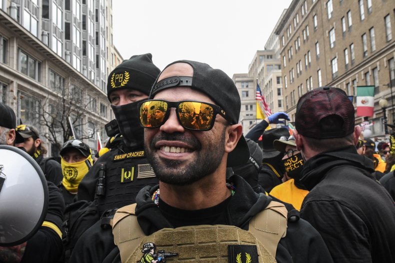 Enrique Tarrio Proud Boys threats James Giannakos