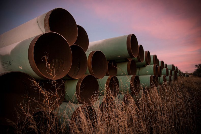 Keystone XL Pipeline pipes