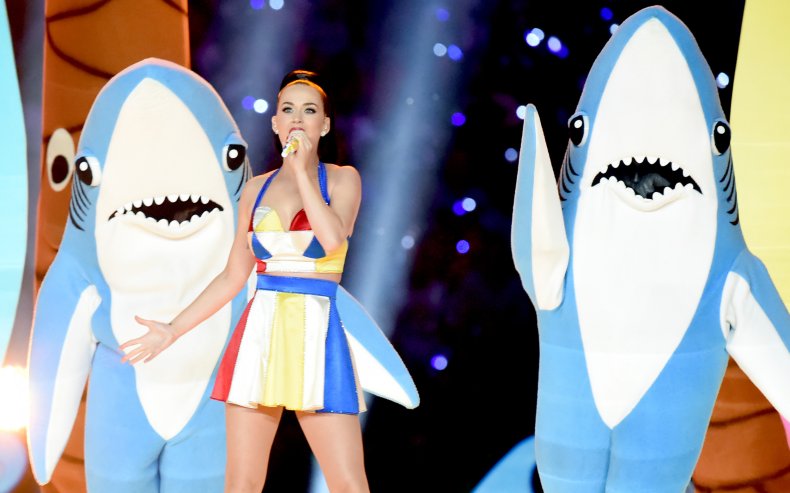 Katy Perry and Sharks