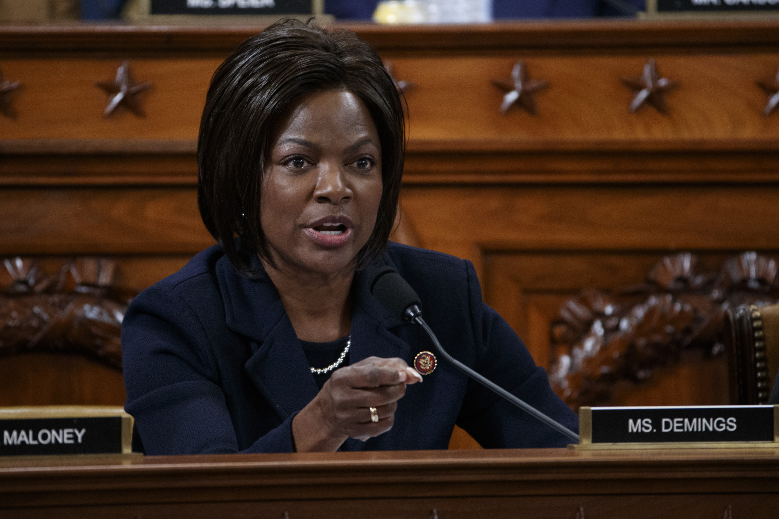 Representative Val Demings says Trump would sell intelligence briefing information to ‘the highest bidder’