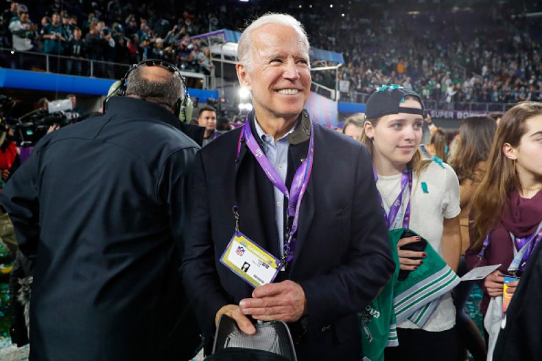 Joe Biden Super Bowl LV