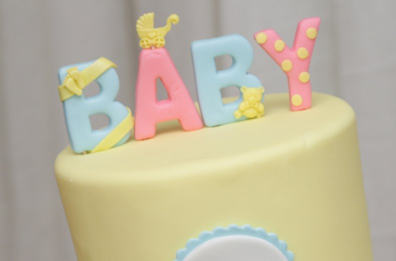 A baby shower cake in NYC