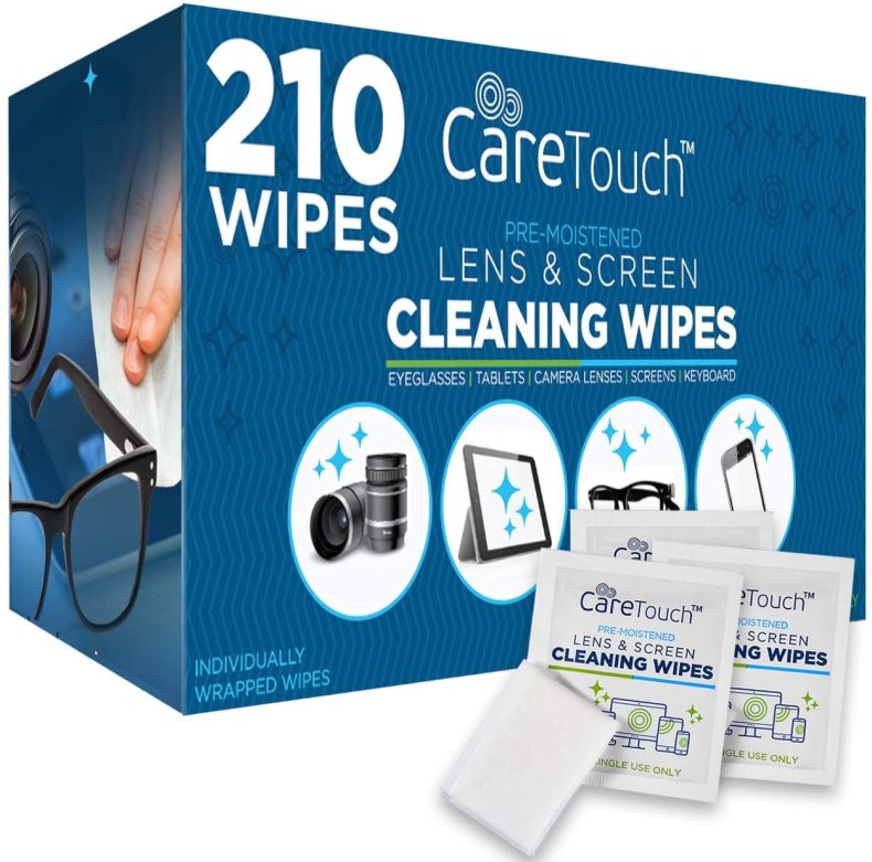 Care Touch cleaning wipes
