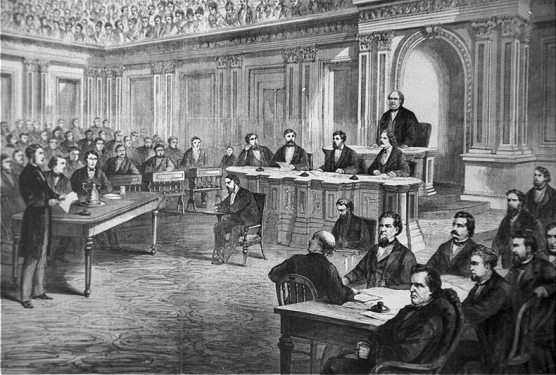 Andrew Johnson Senate trial