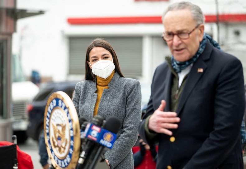 schumer ocasio-cortez funeral relief fund FEMA