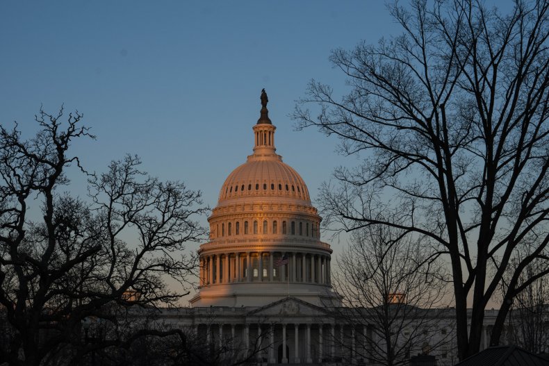 Exterior of U.S. Capitol Building in Washington