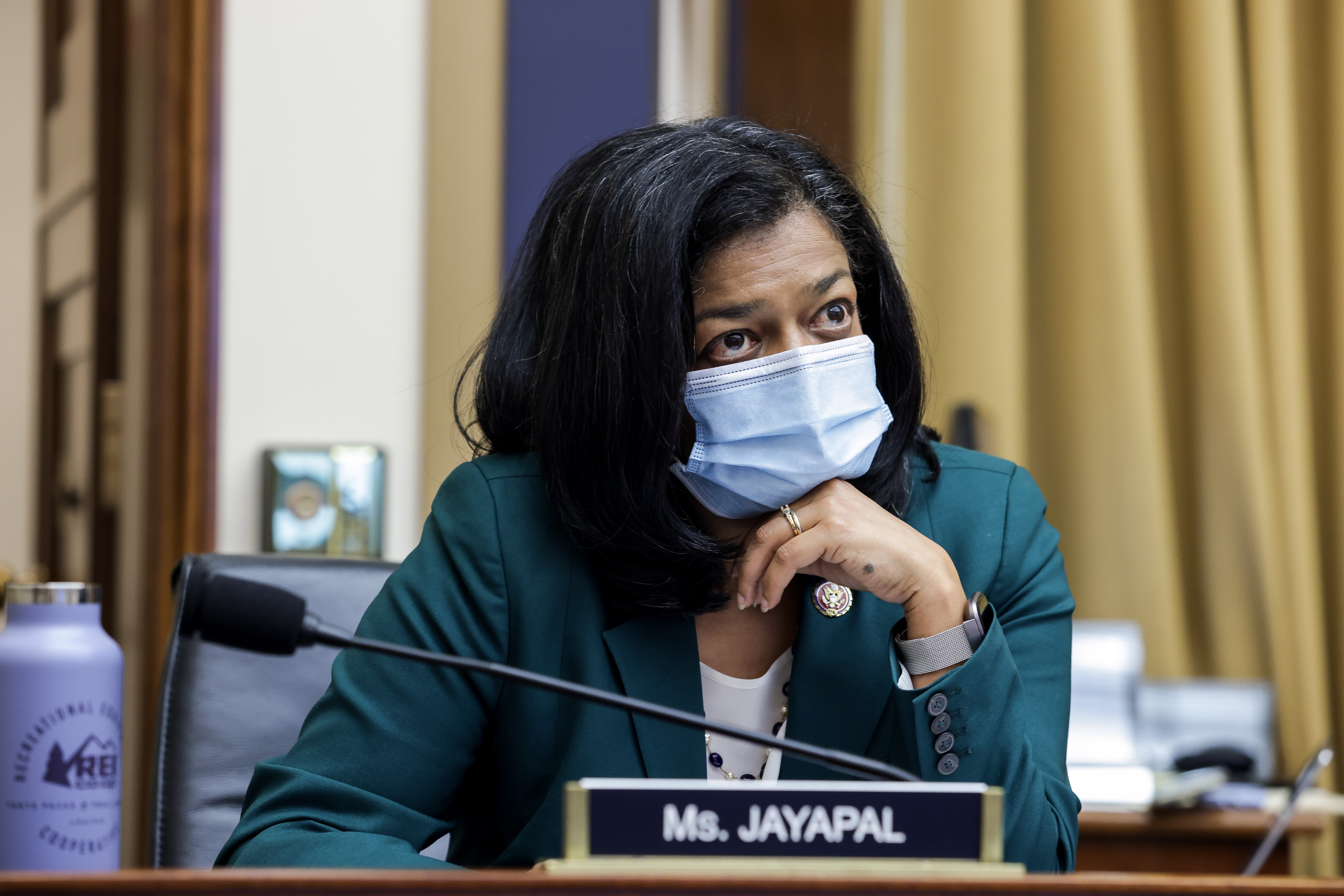 Pramila Jayapal Rallies Democrats After Joe Manchin Rejects  Minimum Wage