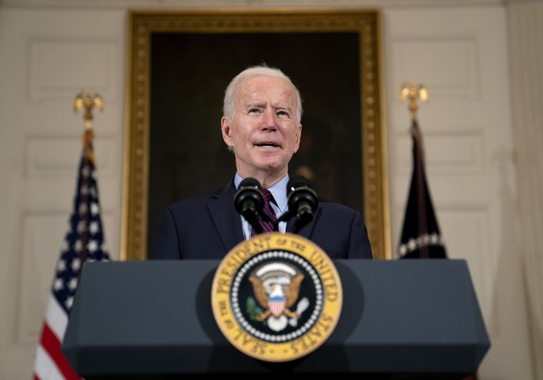 President Joe Biden Speaks at White House