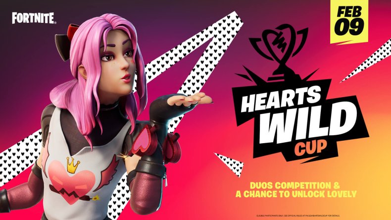 fortnite hearts wild cup start time header