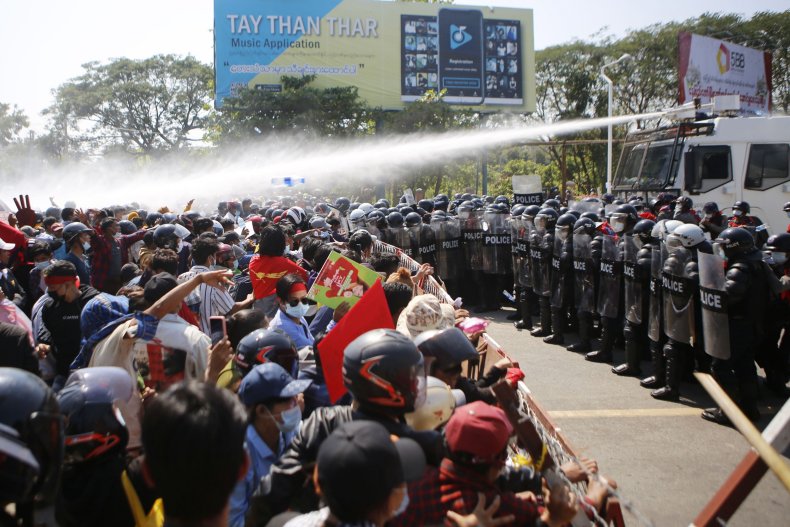 Naypyidaw Protest