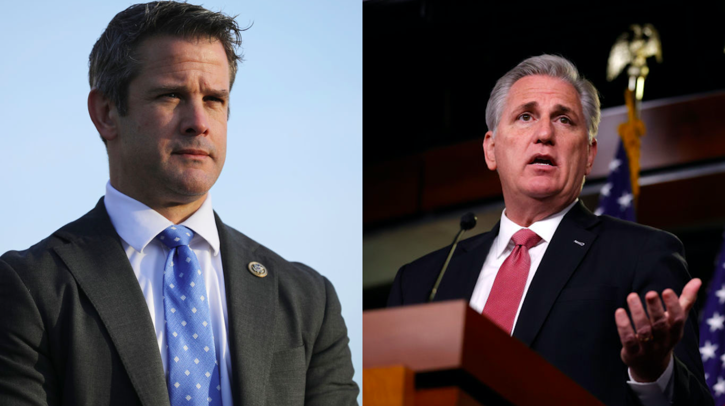 Amid Gop Civil War Adam Kinzinger Calls Out Kevin Mccarthy Feeding