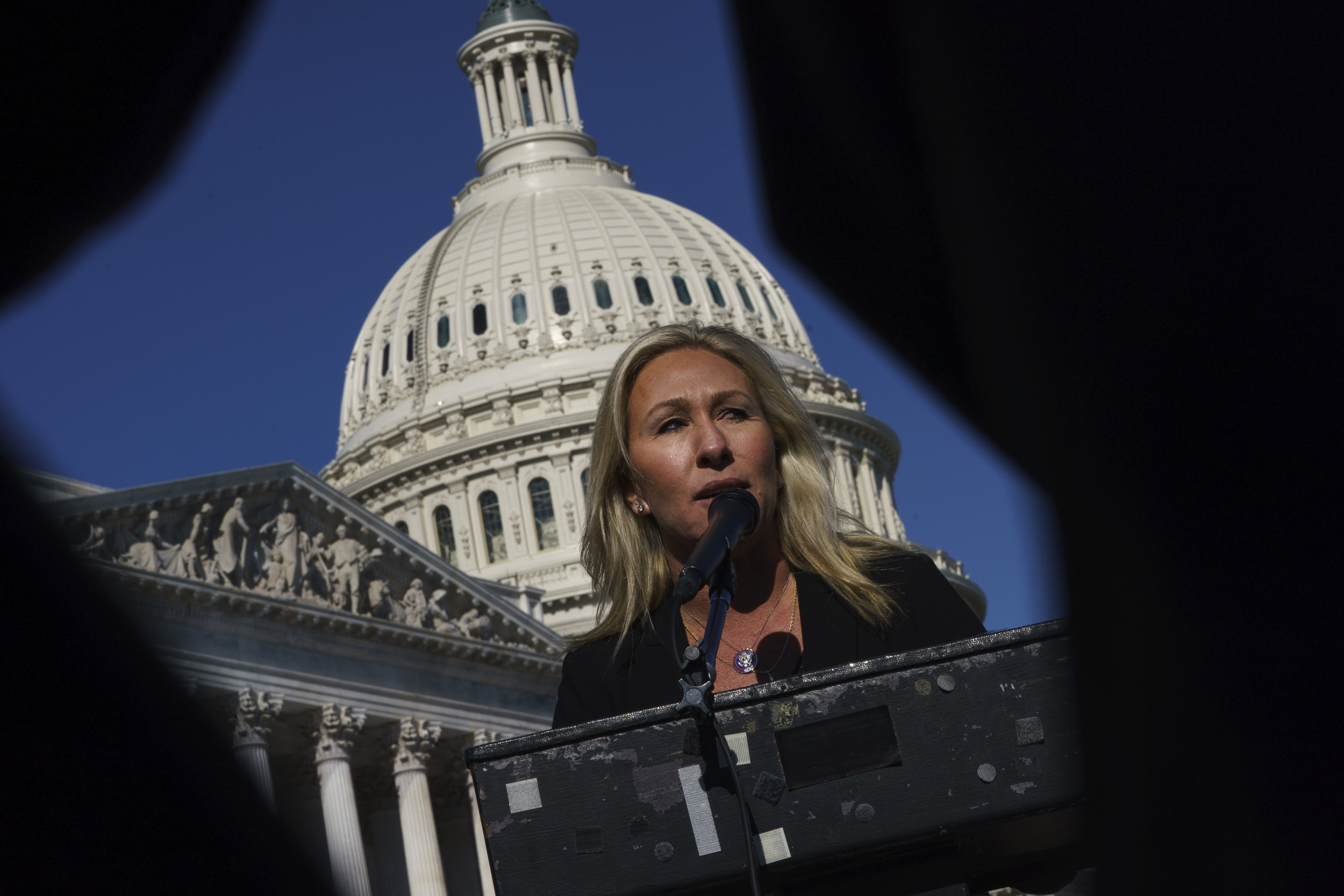 Marjorie Taylor Greene says the Capitol riot ruined the Republican Party’s effort to overturn the election: ‘Trump is the victim’