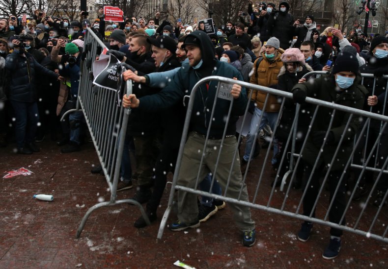Russia protesters