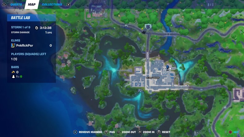 fortnite love potion locations deliver 1 map