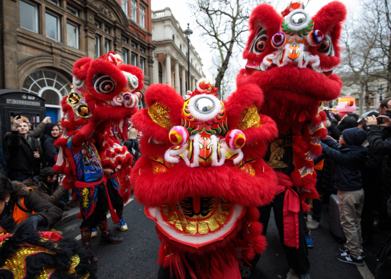 Lion dance