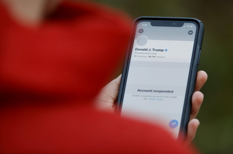 Donald Trump twitter account permanently suspended