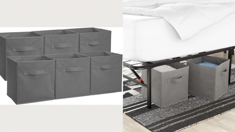 Amazon Basics Collapsible Fabric Storage Cubes