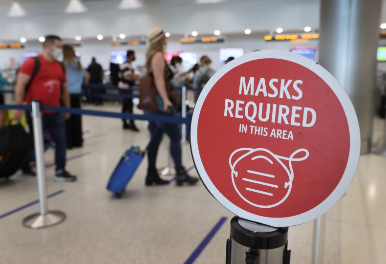 Miami International Airport COVID masks