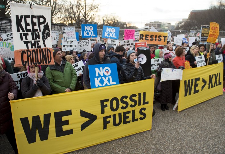 Keystone protest