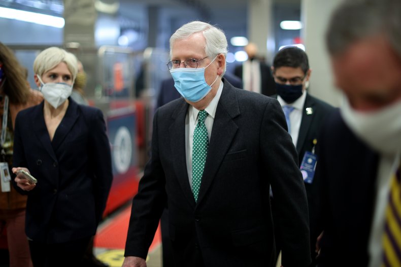 Mitch McConnell Trump impeachment