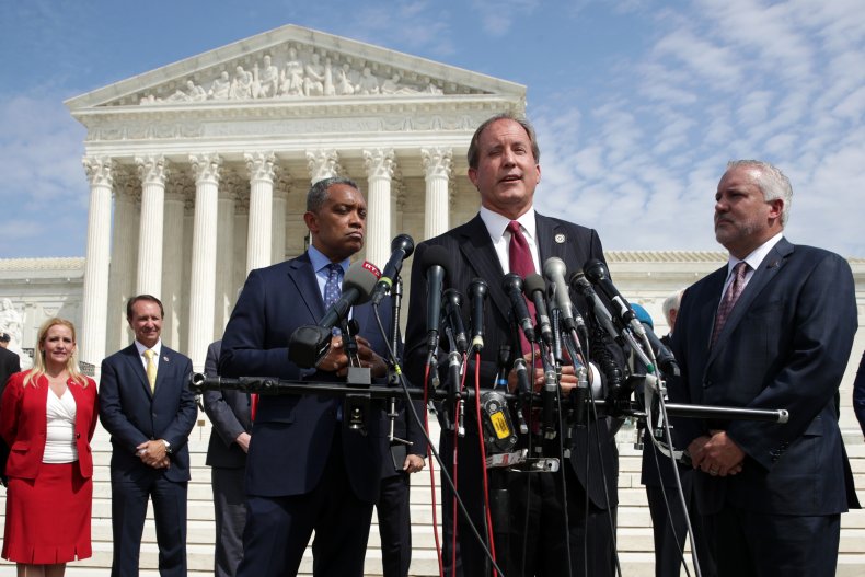 Texas Attorney General Ken Paxton in Washington