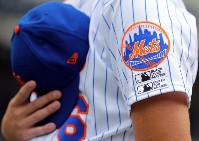 Major League Baseball United For Change and Black Lives Matter patches