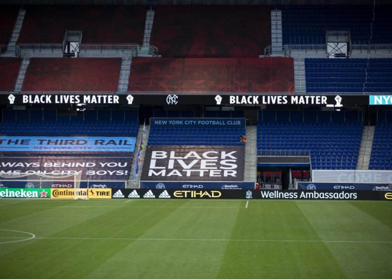 Major League Soccer teams support Black Lives Matter