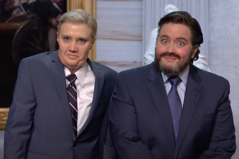 SNL Kate Mckinnon and Aidy Bryant 