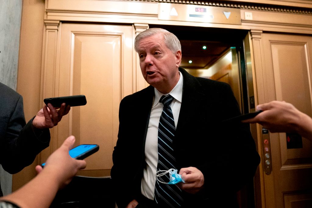 Lindsey Graham warns that Kamala Harris could be removed if Republicans retake the house