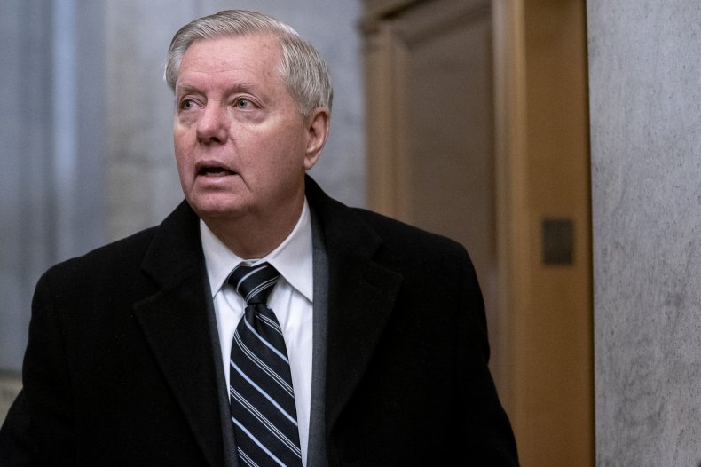 WASHINGTON, DC - FEBRUARY 13: Sen. Lindsey