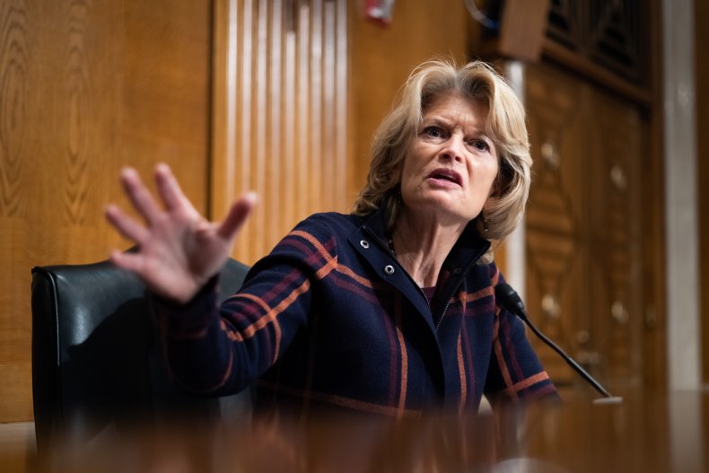 Senator Lisa Murkowski (R-AK) speaks during the