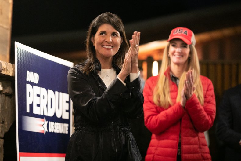 Former U.N. Ambassador Nikki Haley in Georgia