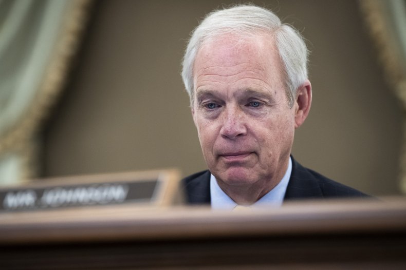 Ron Johnson Mitch McConnell insurrection Trump blame