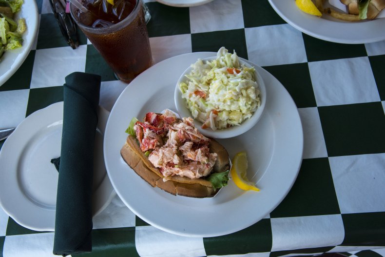 Lobster roll coleslaw in Massachusetts 2015