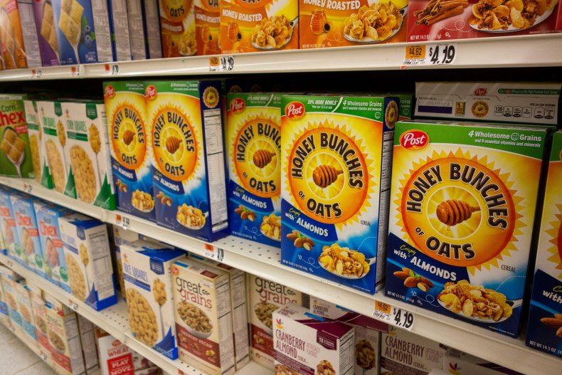 Cereal boxes New York 2019