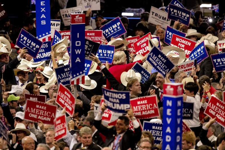 Delegates at the 2016 Republican National Convention