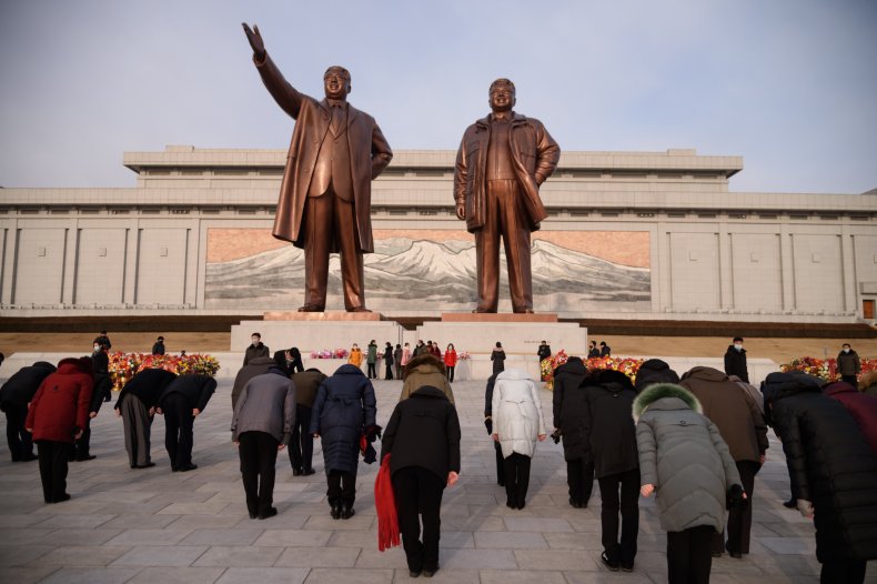 Kim Il Sung and Kim Jong Il
