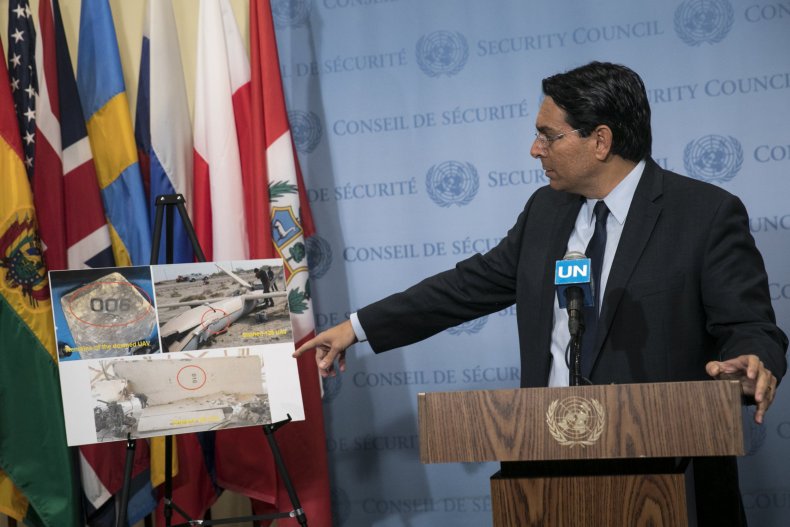 danny, danon, israel, iran, drone