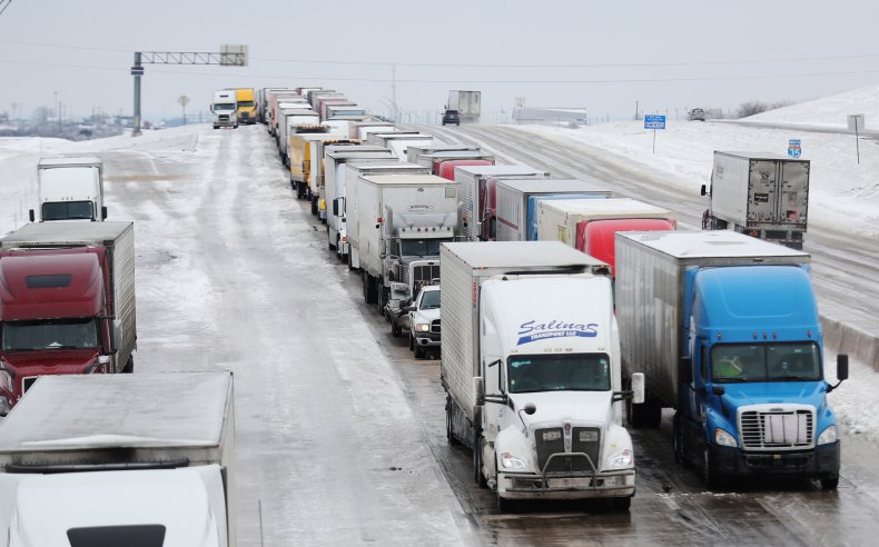Texas snow storm