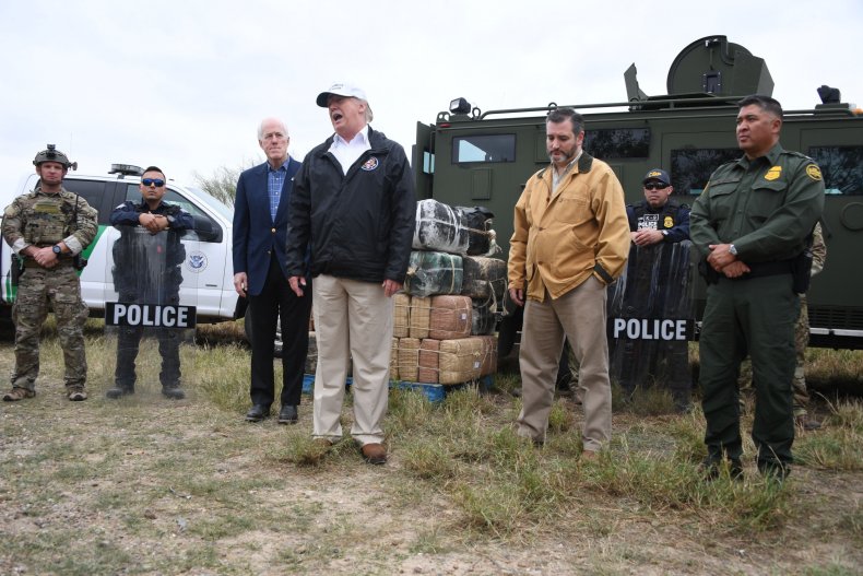 Donald Trump, John Cornyn, Ted Cruz
