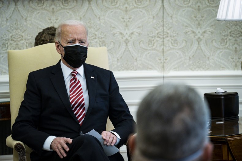Joe Biden meets labor leaders in Oval