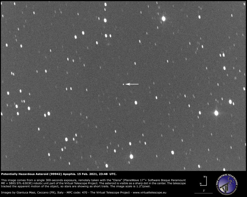 Photo of Apophis