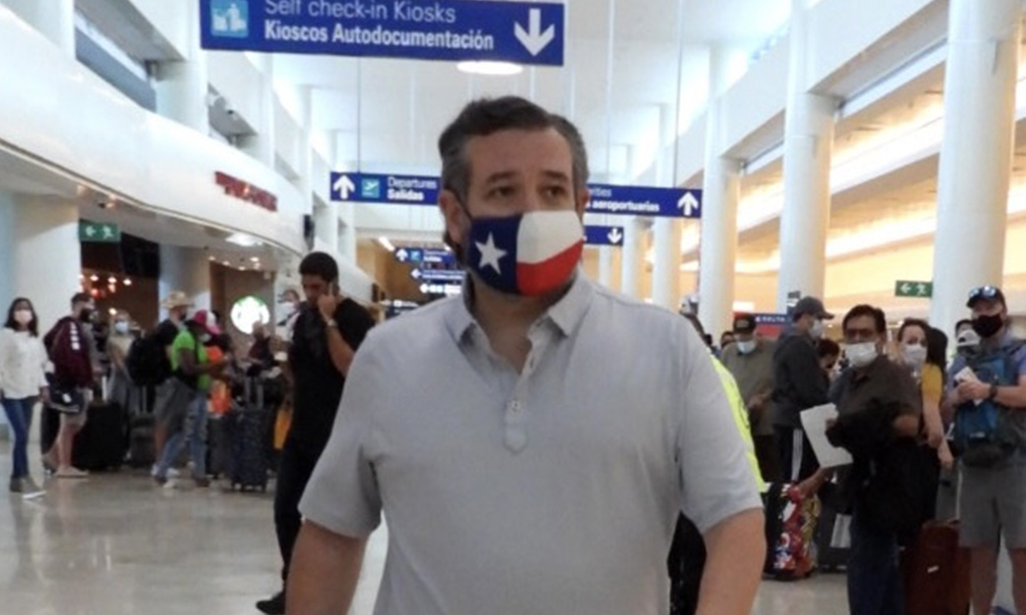Critics accuse Ted Cruz of ‘fake compassion’ while handing out water after a trip to Mexico