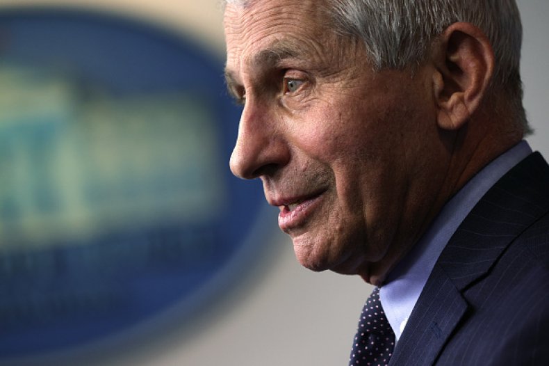 Dr Anthony Fauci, Director of the National