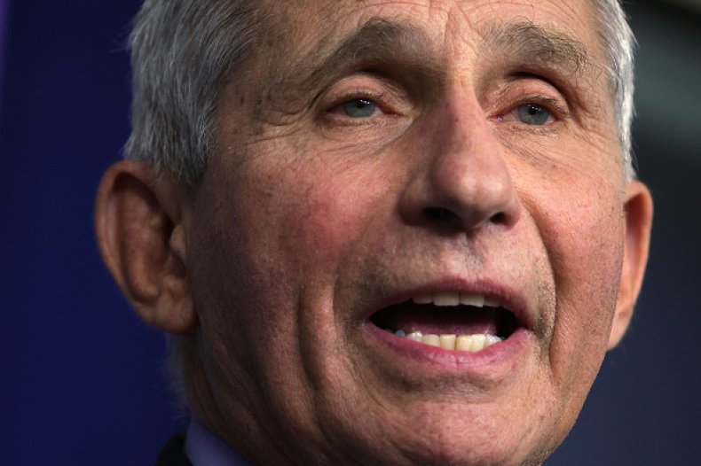 Dr Anthony Fauci, Director of the National