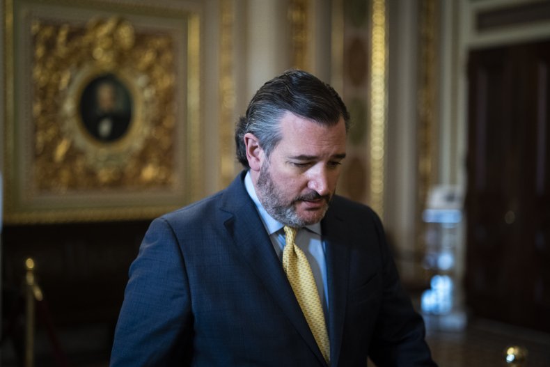 Ted Cruz attends Trump's impeachment trial