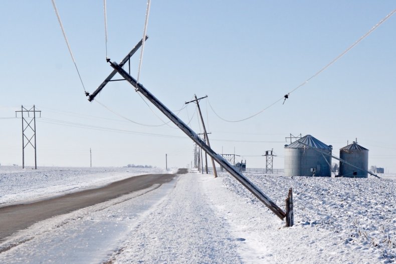 Down power line