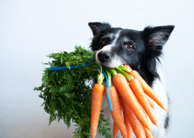 Whole veggies and fruits