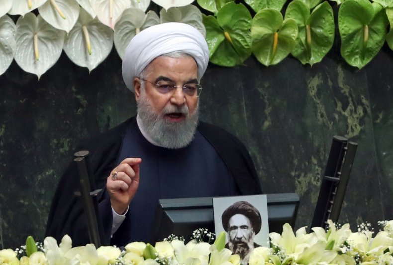 Hassan Rouhani addresses Iran parliament 