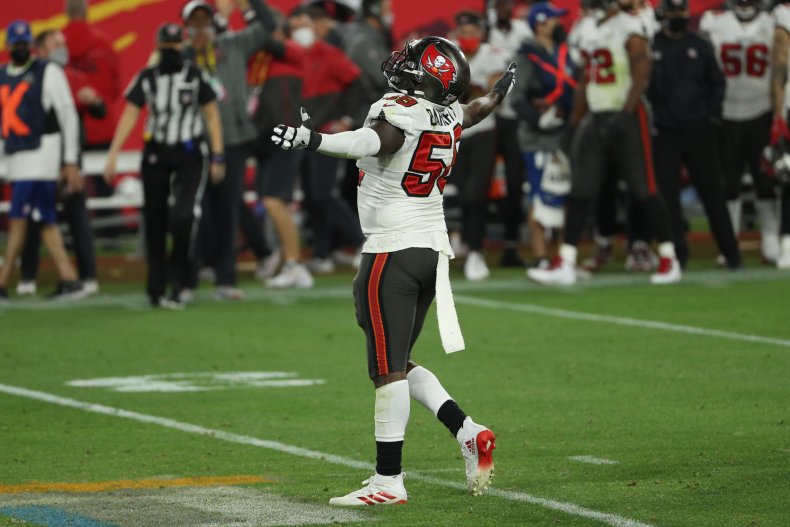 Shaquil Barrett of the Tampa Bay Bucs